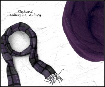 Shetland, Aubergine Aubrey Lila